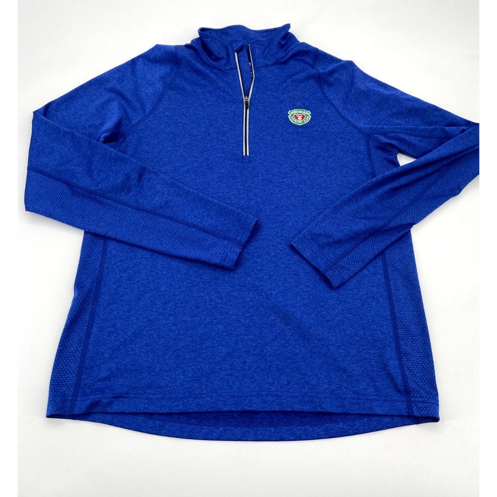 Sunice Pullover Mens Smal Blue Quarter 1/4 Zip Medinah Country Club Performance
